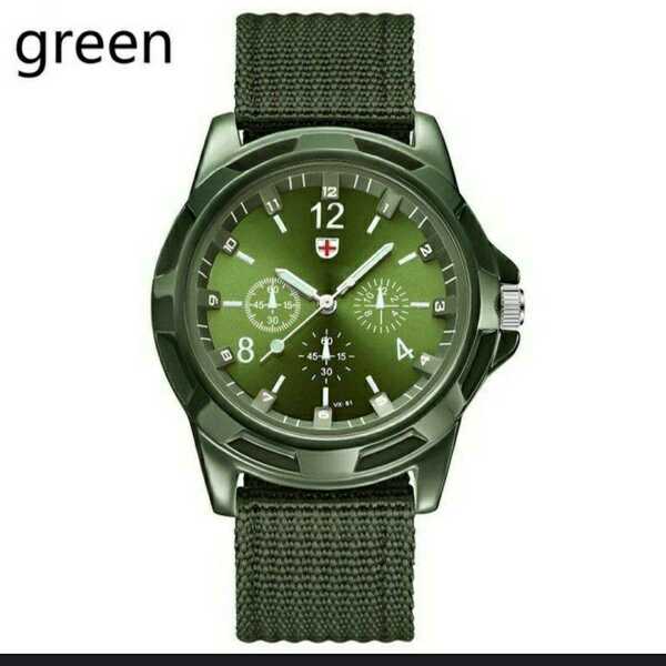 新品　未使用　army　戦争　腕時計　緑　5