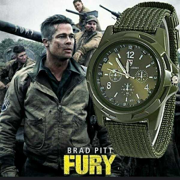 新品　未使用　army　戦争　腕時計　緑　6
