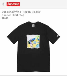 【新品】 Supreme The North Face Sketch S/S Top Black XL