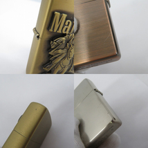 ZIPPO/ジッポー 懸賞品 Marlboro/マールボロ MEDIUM 木箱入りオリジナルジッポー3個セット ロングホーン/カウボーイ等 /000_画像8