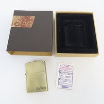 ZIPPO/ジッポー Marlboro/マルボロ ロゴ ブラス 古美/2002年製 /LPL_画像7