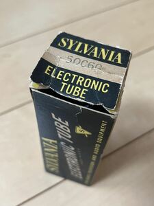 50C6G 1本 SYLVANIA 全数試験済み 良好 真空管 おそらく未使用品