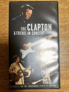 1回のみ 定価4667円 VHS ERIC CLAPTON& friends in concert 108分 エリック クラプトン コンサート ライブ ビデオDVD 字幕スーパー入り