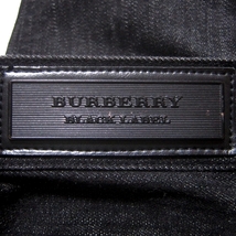 即決★BURBERRY BLACK LABEL★メンズW76≒84㎝ ストレートデニム バーバリーブラックレーベル 廃盤 ブラック 黒 アメカジ 三陽商会_画像10