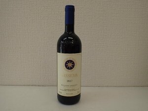 【大黒屋】【未開栓】SASSICAIA サッシカイア 2017 赤 ワイン 750ml 14%【１円スタート】