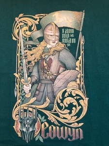 大きいサイズ★USA古着 映画 LORD OF THE RINGS ロードオブザリング プリントTシャツ ダークグリーン 5XL