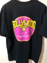 608★大きいサイズ ゆるダボ★USA古着 メッセージ＆ロゴ両面プリントTシャツ got curry? BOLLYWOOD NIGHT 黒 ブラック GILDAN XL_画像2