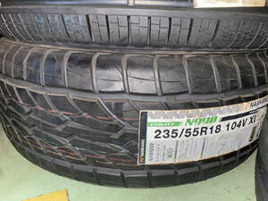 未使用　処分　ナンカン N990 235/55R18 1本価格