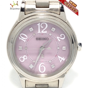 SEIKO(セイコー) 腕時計 LUKIA(ルキア) 3B51-0AF0 レディース 電波 ピンク