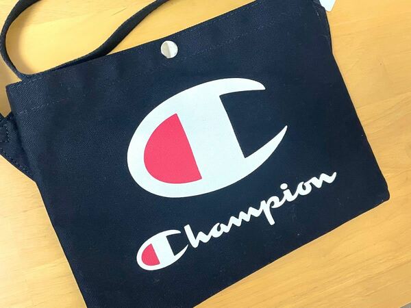 新品未使用 champion チャンピオン キャンバス サコッシュ ブラック