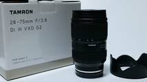 美品 TAMRON　28-75mm F/2.8 Di III VXD G2　ソニーEマウント用 A063 タムロン_画像1