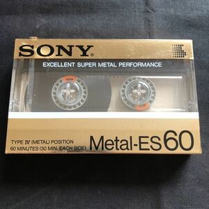新品未開封 SONY ソニー Metal-ES 60 カセットテープ メタルポジション