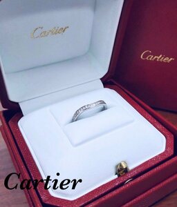 * super beautiful and femi person [ Cartier ba Rely na car b wedding diamond ring #46 PT950] certificate attaching M07134