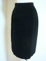 美品 ハナエモリ HANAE MORI スカート ブラックカラー 63-9_画像1