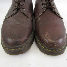 英国製 サイズ 4 1/2 23.5cm~ ドクター マーチン 3ホール レザー シューズ ブーツ ブラウン Dr.Martens 古着 ビンテージ 2JU0209_画像3