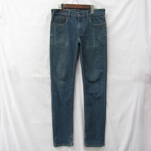 サイズ W32 L34 Levi's 511 ストレッチ デニム パンツ ジーンズ スリム テーパード コロンビア製 リーバイス 古着 ビンテージ 2JU1603の画像2