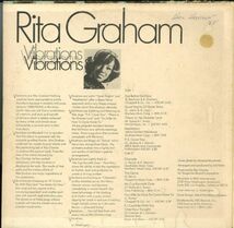 PROMO米オリジLP！Rita Graham (Realets) / Vibrations 69年【Tangerine / TRCS 1507】Ray Charlesプロデュース！Antonio Carlos Jobim_画像3