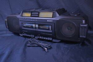 UTE1200-1_SONY/DoDeCaHORN/CFD-DW83/CDラジカセ/ソニー/オーディオ機器/Wカセット/ジャンク品