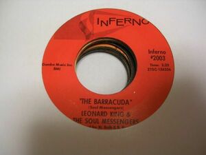 ●SOUL FUNK45●Leonard King & The Soul Messengers The Barracuda / I've Been Saved