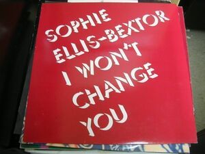 ●UKSOUL R&B HOUSE 12”●SOPHIE ELLIS/I WON'T CHANGE YOU