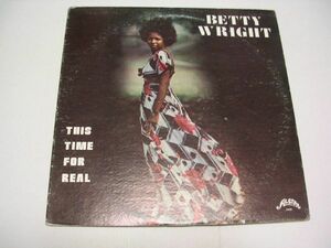 ●SOUL FUNK LP●BETTY WRIGHT / THIS TIME FOR REAL