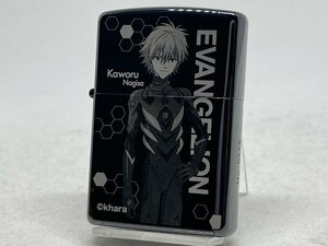 送料無料 エヴァンゲリオン新劇場版ZIPPO カヲル/ブラックチタンコート