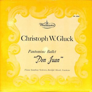 247654 Gluck: Vienna Symphony Orchestra, Rudolf Moralt / Don Juan: Pantomime Ballet(LP)