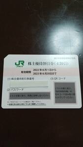 JR東日本　株主優待券1枚 (A)