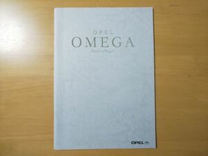 1034/ catalog Opel * Omega sedan & Wagon all 34P 1999 year 10 month OPEL OMEGA Sedan&Wagon