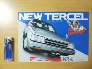 1077/カタログ　トヨタ・ターセル　5ドア・4ドア/1500・1300　全16P　ジョン・マッケンロー　昭和57年5月　TOYOTA TERCEL