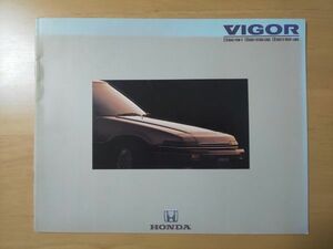 1108/カタログ　ホンダ・ビガー　全16P　E-CA1/E-CA2　A18A/B18A型　昭和60年6月　HONDA VIGOR