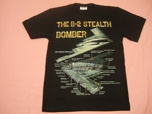 横浜最新 戦闘機★B-2 STEALTH 魅惑のＴシャツ M送料220円22a