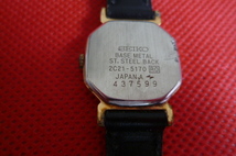 アンティ―ク SEIKO セイコー 2C21-5170 レディース腕時計 ベルト新品交換品　レトロ_画像3