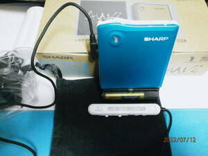 SHARP MD-DS33-A blue Auvi bit Surround amplifier sharp MD player used junk 