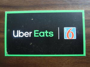 ◆新品ＵＳ入荷【Motel6×Uber Eats】輸入名刺サイズflier ◆