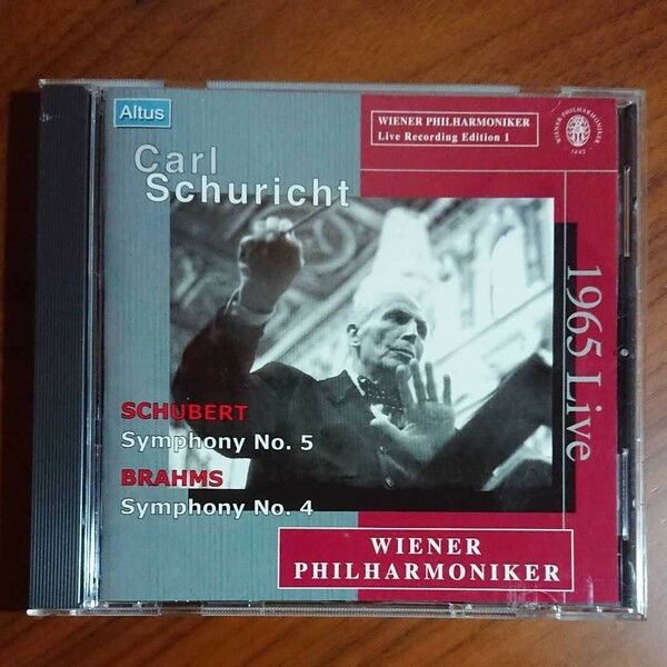 ブラームス交響曲第４番、シューベルト5 : シューリヒト、ウィーン