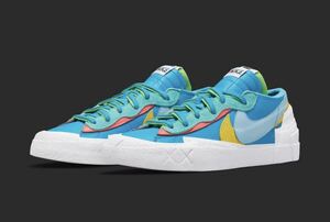 KAWS × sacai × Nike Blazer Low Neptune Blue 24cm US6 カウズ サカイ ナイキ ブレザー スニーカー