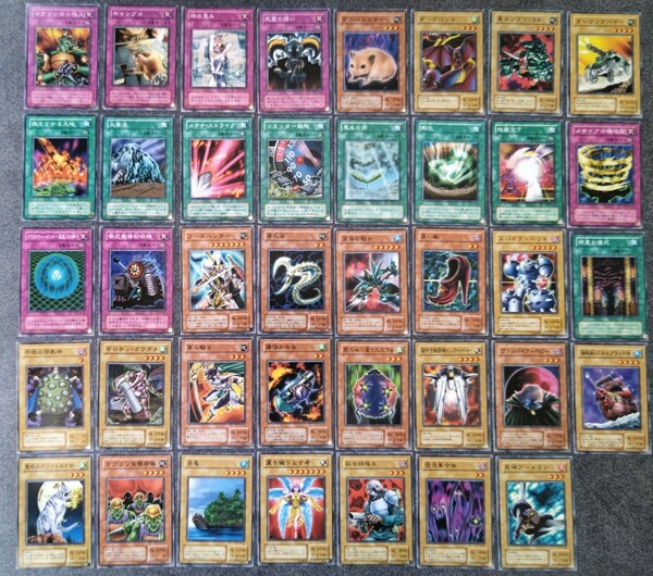 遊戯王カード　二期 第4弾　ノーマルカード39枚 B-C品