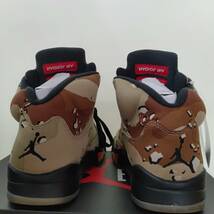 Supreme×Nike/シュプリーム×ナイキ/Air Jordan 5 Retro/Desert Camo/エアジョーダン5/デザートカモ/箱・タグ付き/美品/27cm_画像6