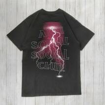 ANTI SOCIAL SOCIAL CLUB/アンチソーシャルソーシャルクラブ/ASSC/雷ロゴTシャツ/両面プリント_画像1