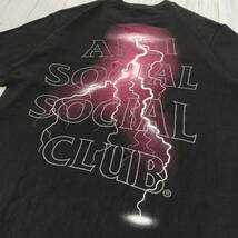 ANTI SOCIAL SOCIAL CLUB/アンチソーシャルソーシャルクラブ/ASSC/雷ロゴTシャツ/両面プリント_画像5