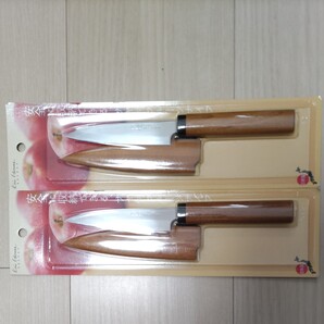 貝印 木ザヤ フルーツナイフ 2丁【新品】