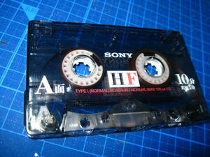  использованный . б/у кассетная лента SONY HF10 Type1 обычный 10 минут 1 шт. коготь есть No.9259