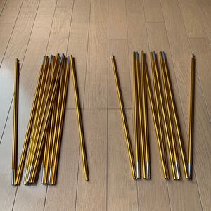 コールマン テント用 ポール 長さ違い計2本 402mm & 442mm