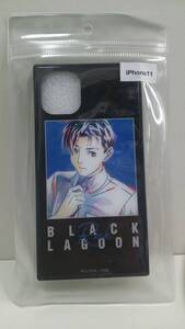 BLACK LAGOON　ブラック・ラグーン　Ani-Art スクエア強化ガラス iPhone11用スマホケース　ロック　送料無料