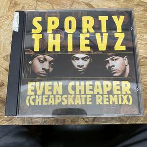 シ● HIPHOP,R&B SPORTY THIEVZ - EVEN CHEAPER (CHEAPSKATE REMIX) INST,シングル,RARE! CD 中古品