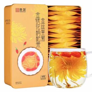 【花茶】金絲皇菊金銀花枸杞茶 10輪/袋