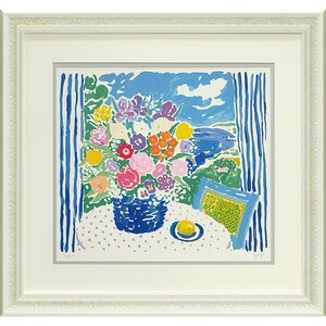 Art hand Auction Framed painting John Boch Earn's Bouquet (silkscreen print), Artwork, Painting, others