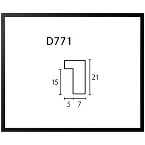 水彩用額縁 木製フレーム D771 アクリル付 F4号