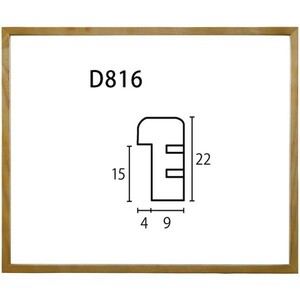 デッサン用額縁 木製フレーム D816 アクリル付 三三